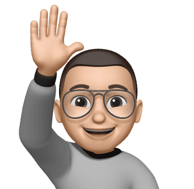 Animoji of Bastian saying Hi!